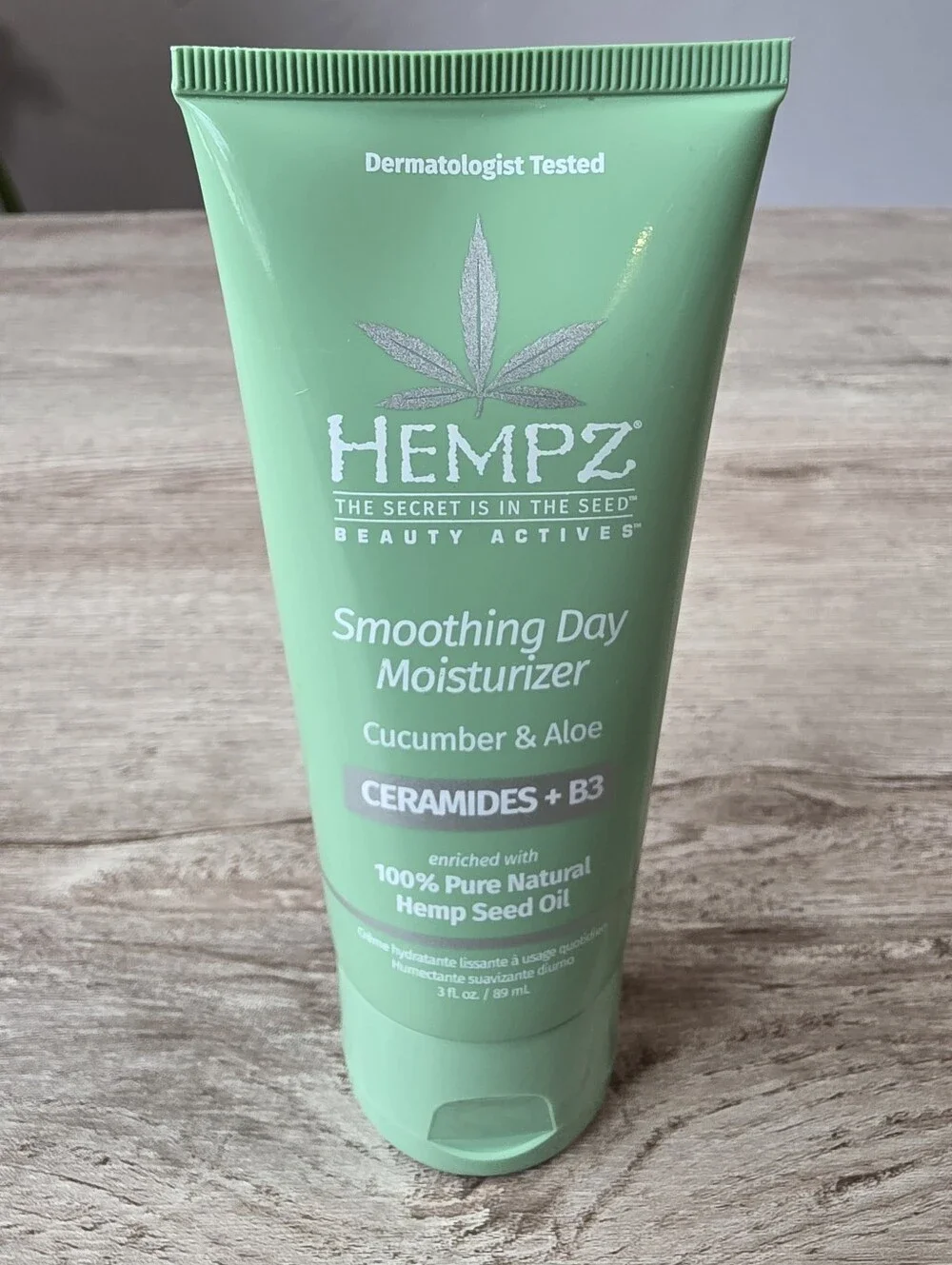 HEMPZ Smoothing Day Moisturizer Cucumber & Aloe Ceramides + B3 3 oz Sealed